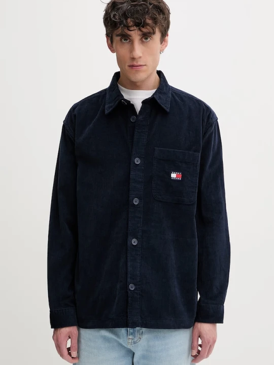 Zdjęcie produktu Tommy Jeans koszula męska bawełniana granatowy