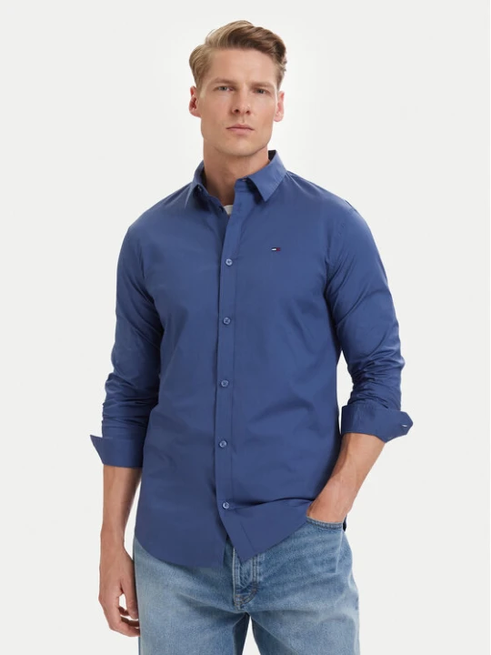 Zdjęcie produktu Tommy Jeans Koszula Original DM0DM04405 Niebieski Slim Fit