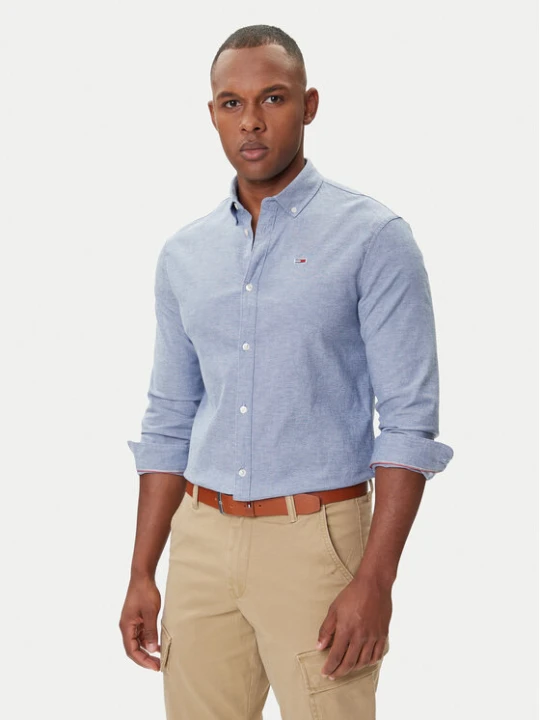 Zdjęcie produktu Tommy Jeans Koszula Oxford DM0DM09594 Niebieski Slim Fit