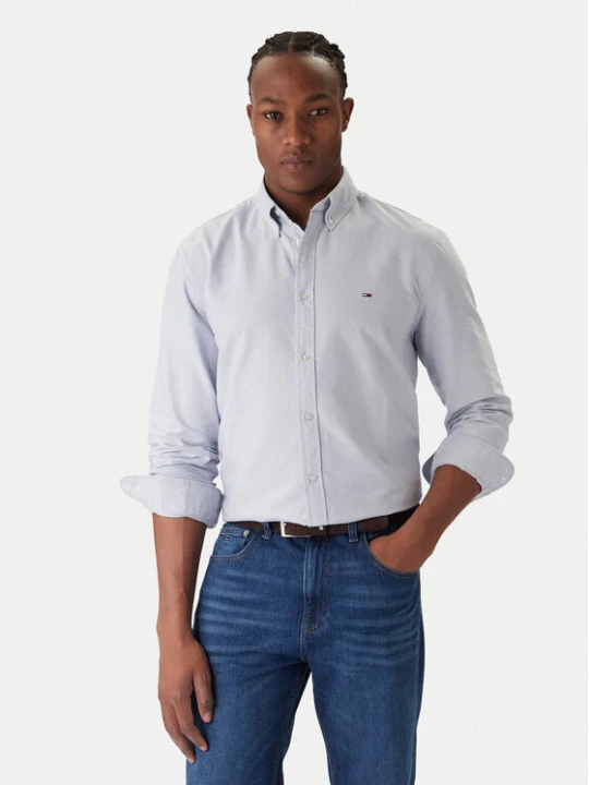 Zdjęcie produktu Tommy Jeans Koszula Oxford DM0DM22836 Niebieski Regular Fit