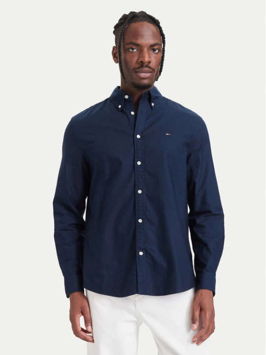 Zdjęcie produktu Tommy Jeans Koszula Oxford DM0DM23711 Granatowy Regular Fit