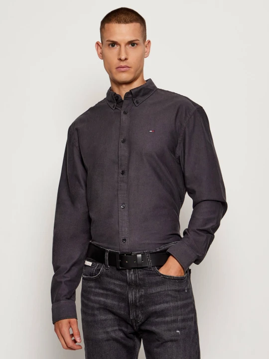 Zdjęcie produktu Tommy Jeans Koszula | Regular Fit | oxford grafitowy