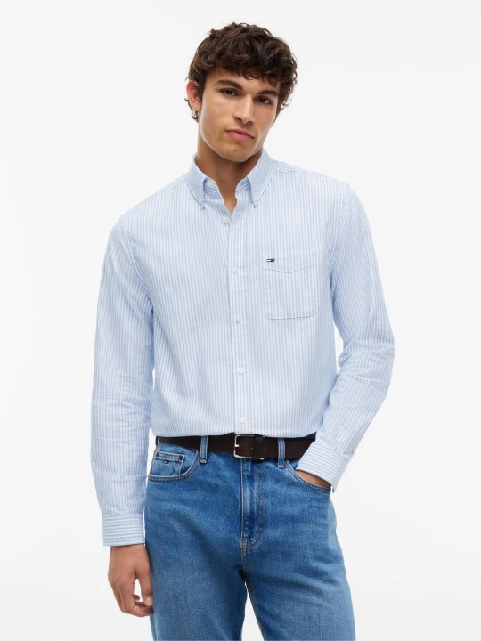 Zdjęcie produktu Tommy Jeans Koszula | Regular Fit | oxford błękitny