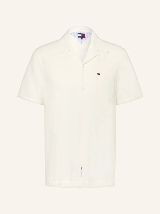 Zdjęcie produktu Tommy Jeans Koszula Resortowa Comfort Fit Z Lnem weiss ECRU