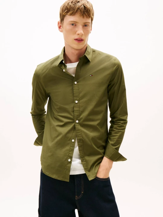 Zdjęcie produktu Tommy Jeans Koszula | Slim Fit oliwkowy