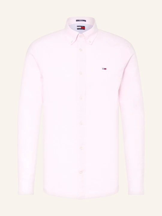 Zdjęcie produktu Tommy Jeans Koszula Z Dodatkiem Lnu Regular Fit pink