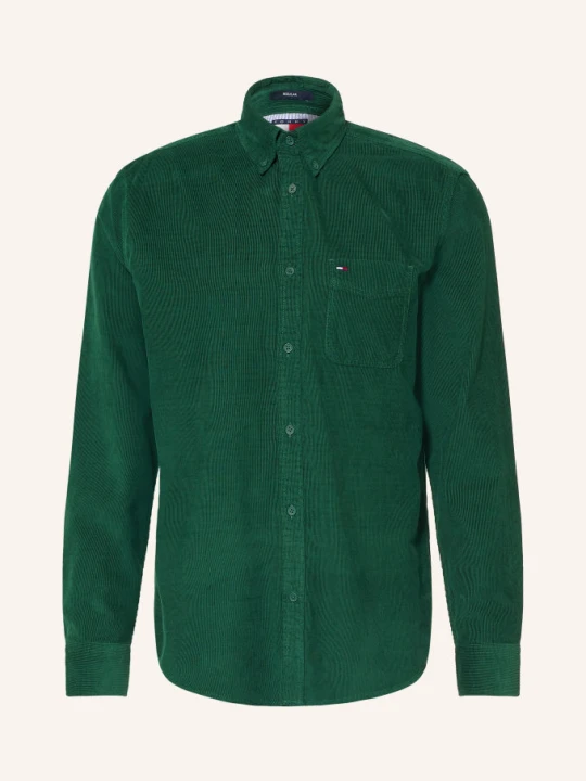 Zdjęcie produktu Tommy Jeans Koszula Z Sztruksu O Kroju Comfort Fit gruen ZIELONY