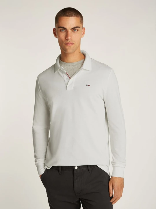 Zdjęcie produktu TOMMY JEANS Koszulka polo w kolorze białym rozmiar: L