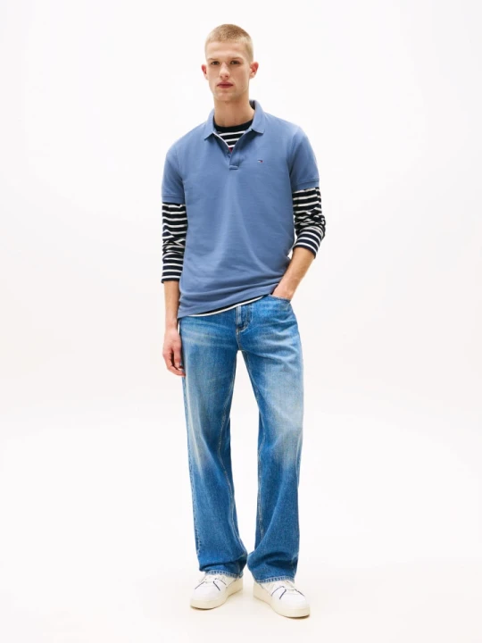 Zdjęcie produktu TOMMY JEANS Koszulka polo w kolorze błękitnym rozmiar: XXL