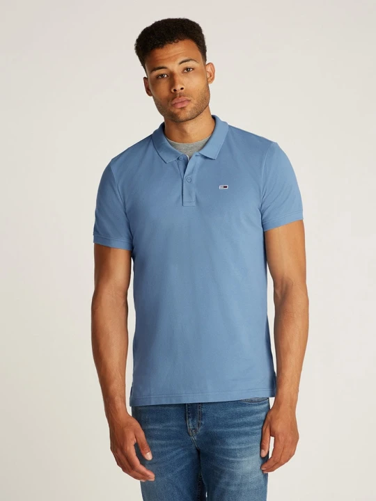Zdjęcie produktu TOMMY JEANS Koszulka polo w kolorze błękitnym rozmiar: S