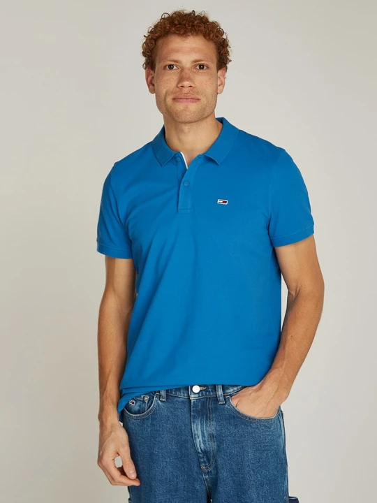 Zdjęcie produktu TOMMY JEANS Koszulka polo w kolorze niebieskim rozmiar: XXL