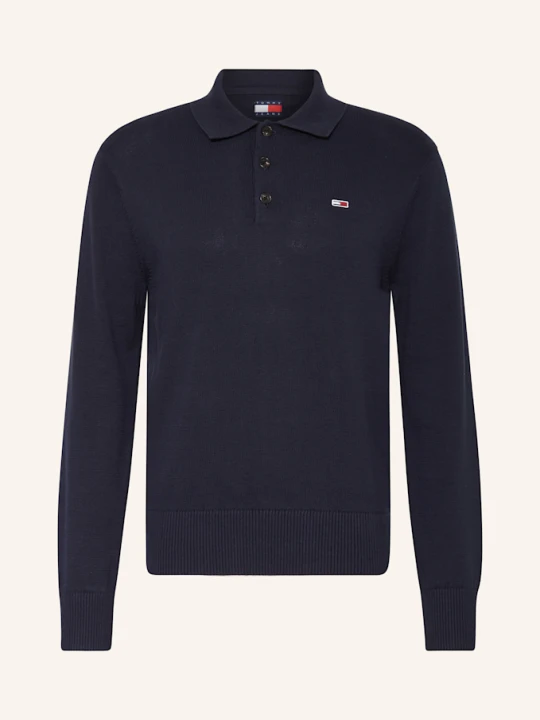 Zdjęcie produktu Tommy Jeans Koszulka Polo Z Dzianiny blau GRANATOWY