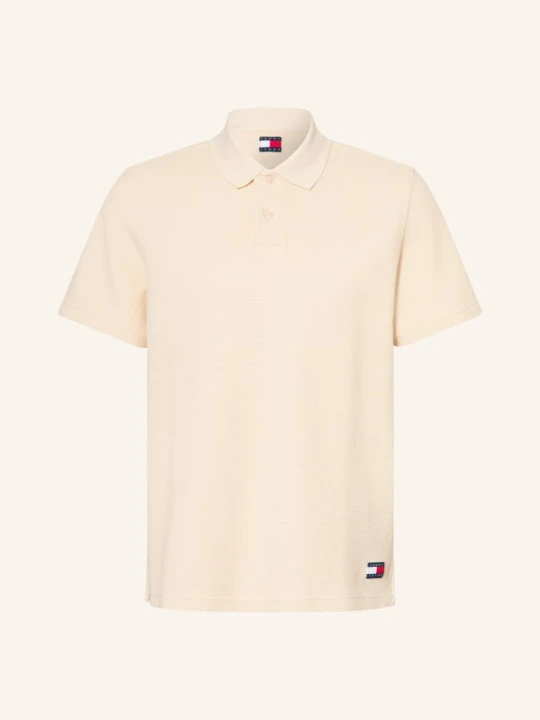Zdjęcie produktu Tommy Jeans Koszulka Polo Z Pikowanym Wzorem beige