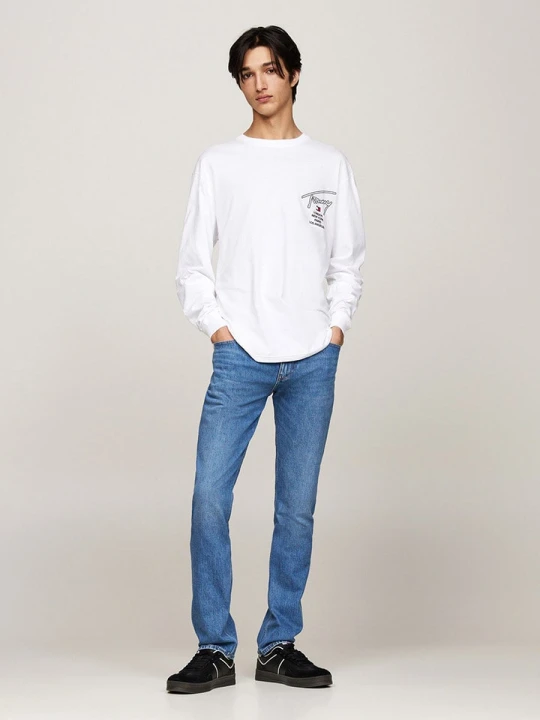 Zdjęcie produktu TOMMY JEANS Koszulka w kolorze białym rozmiar: L