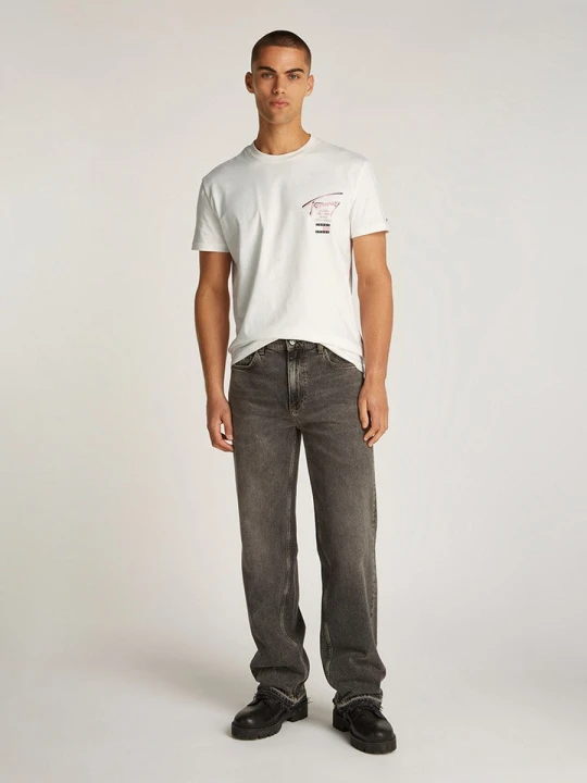 Zdjęcie produktu TOMMY JEANS Koszulka w kolorze białym rozmiar: L