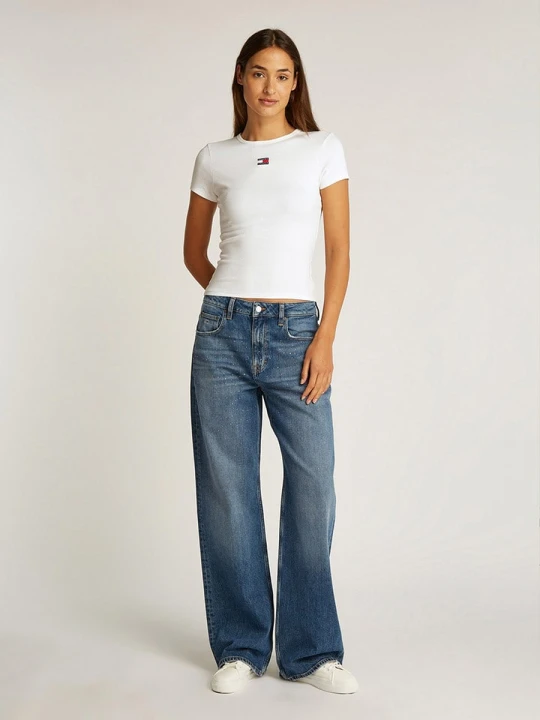Zdjęcie produktu TOMMY JEANS Koszulka w kolorze białym rozmiar: L