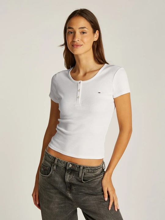 Zdjęcie produktu TOMMY JEANS Koszulka w kolorze białym rozmiar: XL