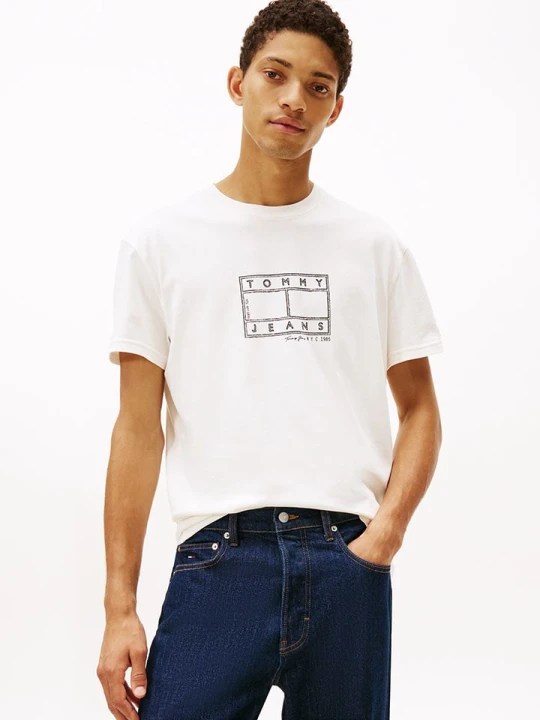 Zdjęcie produktu TOMMY JEANS Koszulka w kolorze białym rozmiar: XL