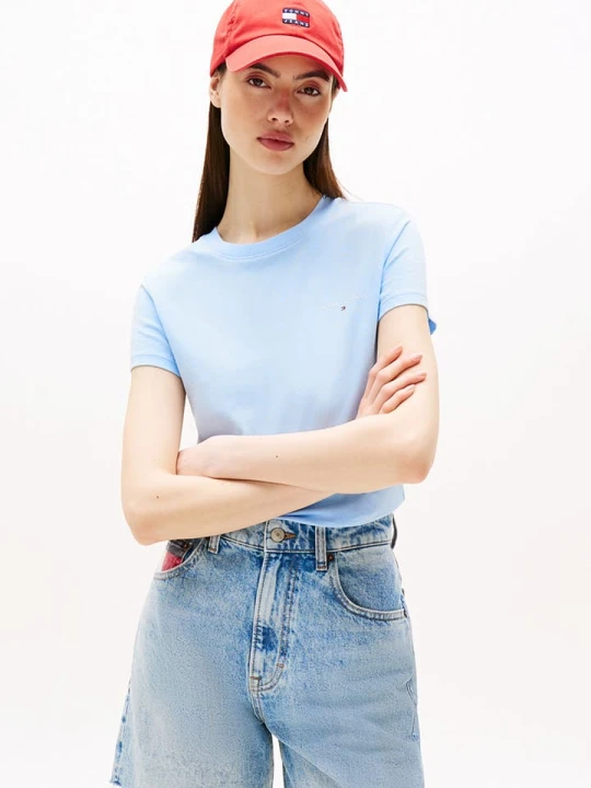 Zdjęcie produktu TOMMY JEANS Koszulka w kolorze błękitnym rozmiar: XL