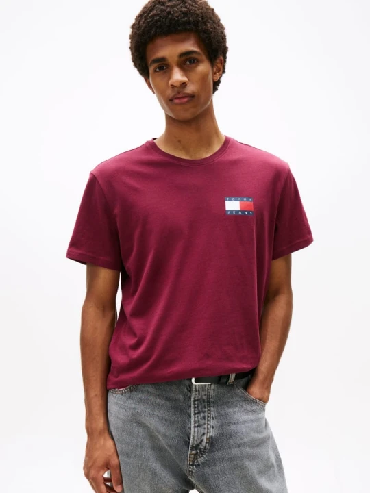 Zdjęcie produktu TOMMY JEANS Koszulka w kolorze bordowym rozmiar: M