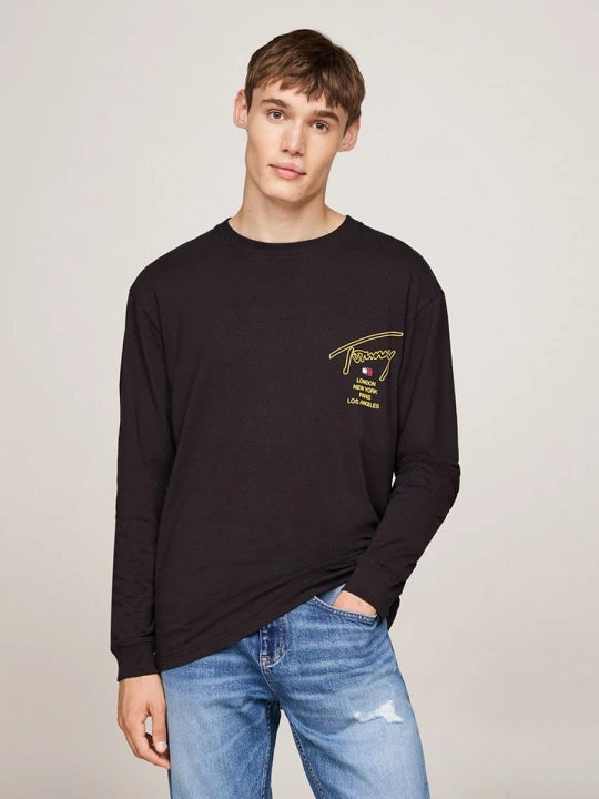 Zdjęcie produktu TOMMY JEANS Koszulka w kolorze czarnym rozmiar: L
