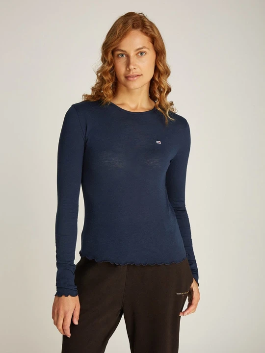 Zdjęcie produktu TOMMY JEANS Koszulka w kolorze granatowym rozmiar: S