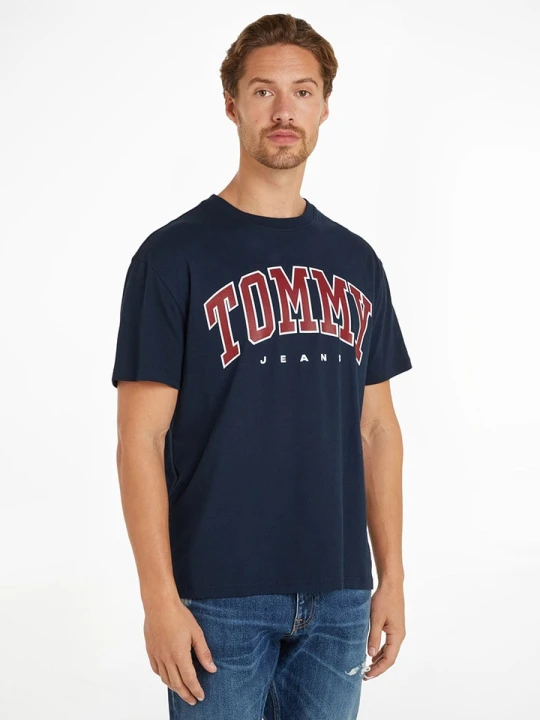 Zdjęcie produktu TOMMY JEANS Koszulka w kolorze granatowym rozmiar: S