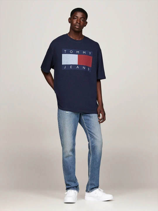 Zdjęcie produktu TOMMY JEANS Koszulka w kolorze granatowym rozmiar: M