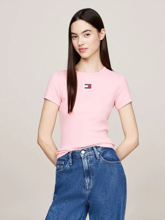 Zdjęcie produktu TOMMY JEANS Koszulka w kolorze jasnoróżowym rozmiar: XL