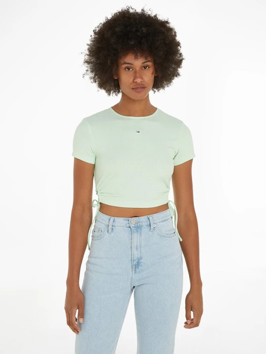 Zdjęcie produktu TOMMY JEANS Koszulka w kolorze miętowym rozmiar: L