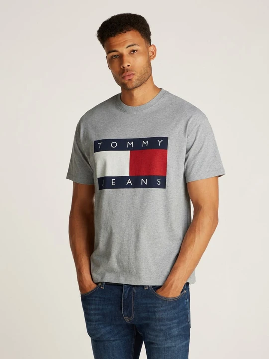 Zdjęcie produktu TOMMY JEANS Koszulka w kolorze szarym rozmiar: M