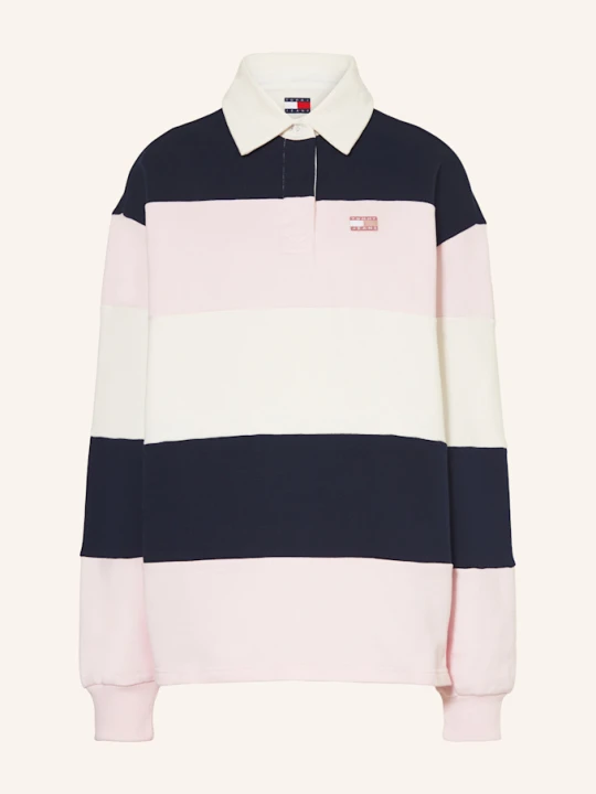 Zdjęcie produktu Tommy Jeans Koszulka W Stylu Rugby rosa niebieski