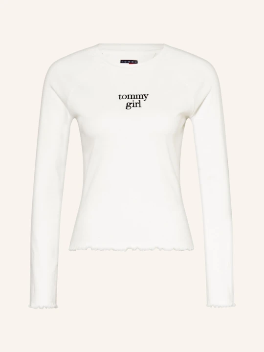 Zdjęcie produktu Tommy Jeans Koszulka Z Długim Rękawem weiss BIAŁY