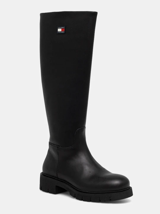 Zdjęcie produktu Tommy Jeans kozaki TJW STRETCHY LONG SHAFT czarny