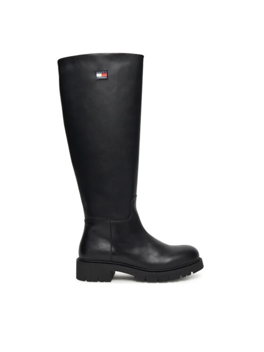 Zdjęcie produktu Tommy Jeans Kozaki Tjw Stretchy Long Shaft Boot EN0EN02828 Czarny