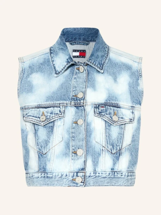 Zdjęcie produktu Tommy Jeans Krótka Kamizelka Jeansowa blau JASNONIEBIESKI