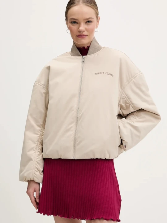 Zdjęcie produktu Tommy Jeans kurtka bomber beżowy