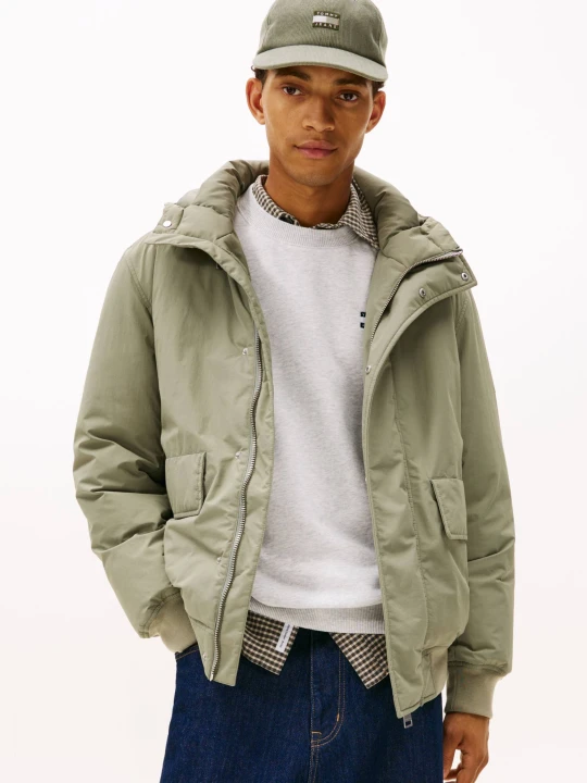 Zdjęcie produktu Tommy Jeans Kurtka bomber CITY READY | Regular Fit zielony
