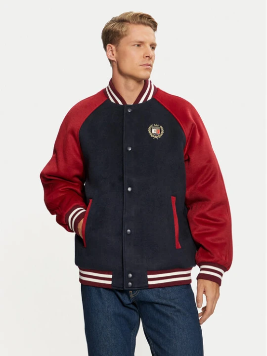 Zdjęcie produktu Tommy Jeans Kurtka bomber DM0DM19631 Granatowy Regular Fit