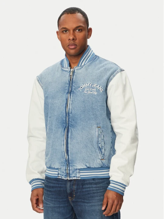 Zdjęcie produktu Tommy Jeans Kurtka bomber DM0DM22498 Niebieski Regular Fit