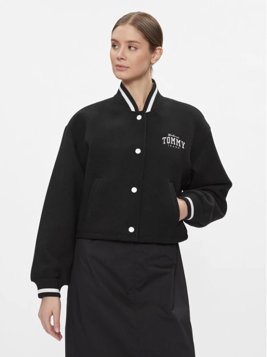 Zdjęcie produktu Tommy Jeans Kurtka bomber Varsity DW0DW17236 Czarny Relaxed Fit
