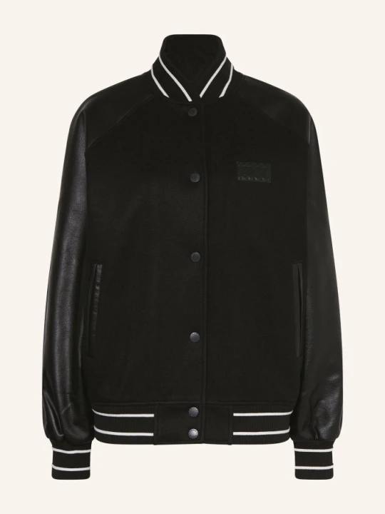 Zdjęcie produktu Tommy Jeans Kurtka College'owa Z Mieszanki Materiałów schwarz CZARNY