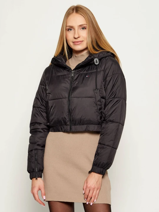 Zdjęcie produktu Tommy Jeans Kurtka | Cropped Fit czarny