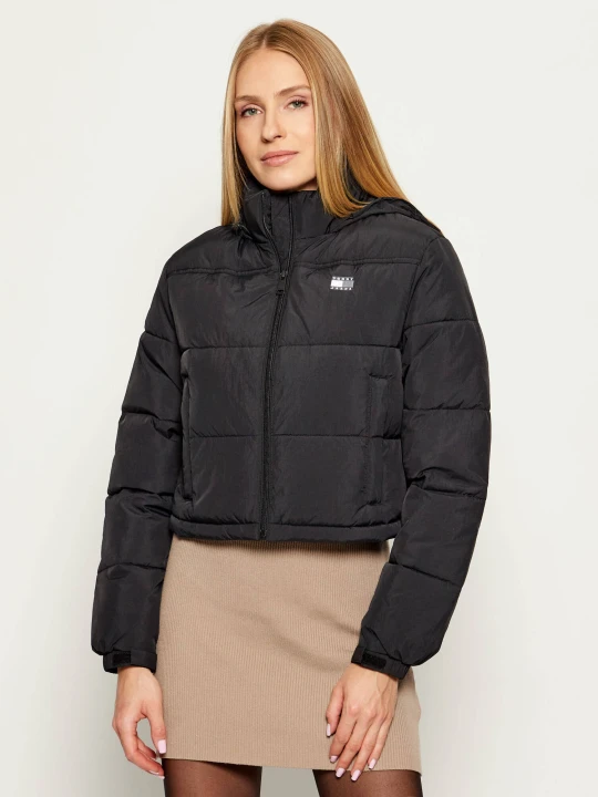 Zdjęcie produktu Tommy Jeans Kurtka | Cropped Fit czarny