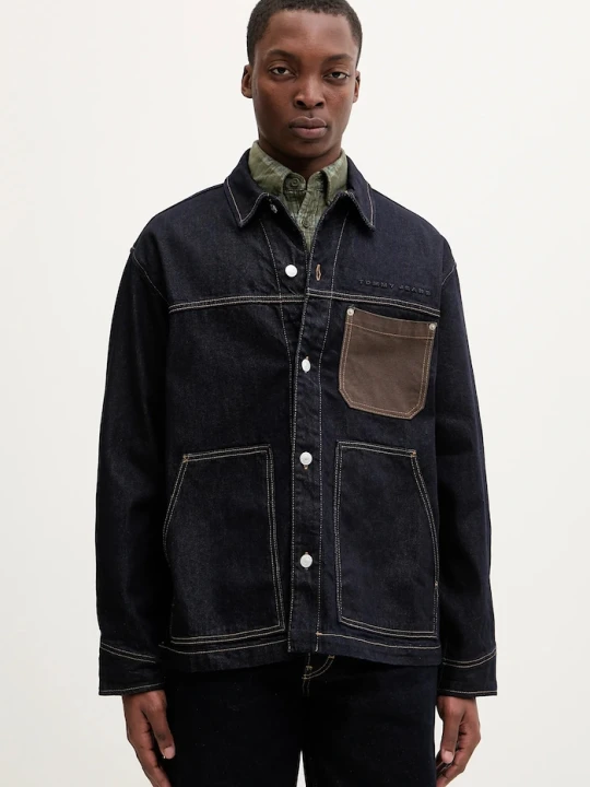 Zdjęcie produktu Tommy Jeans kurtka jeansowa granatowy