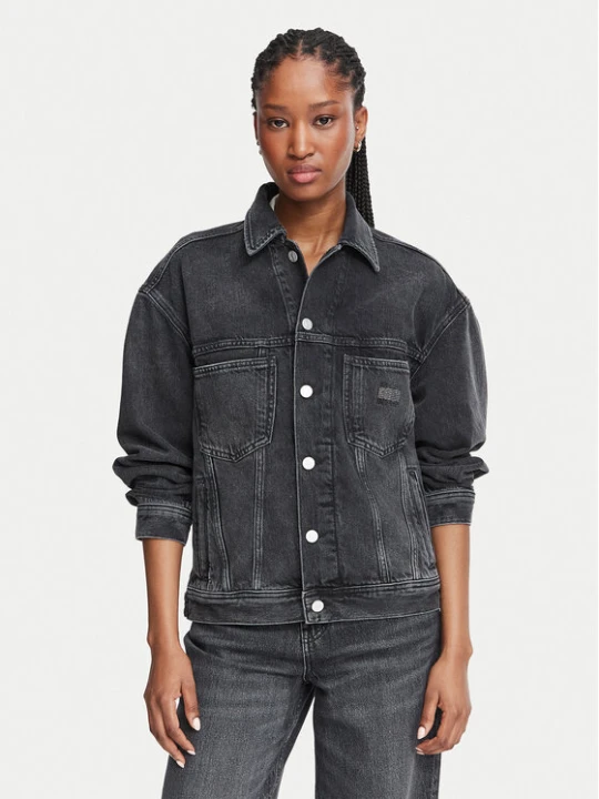 Zdjęcie produktu Tommy Jeans Kurtka jeansowa Archive Trucker DW0DW23574 Szary ciemny Regular Fit