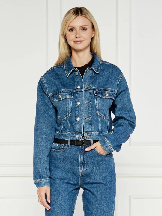 Zdjęcie produktu Tommy Jeans Kurtka jeansowa CLAIRE | Cropped Fit niebieski