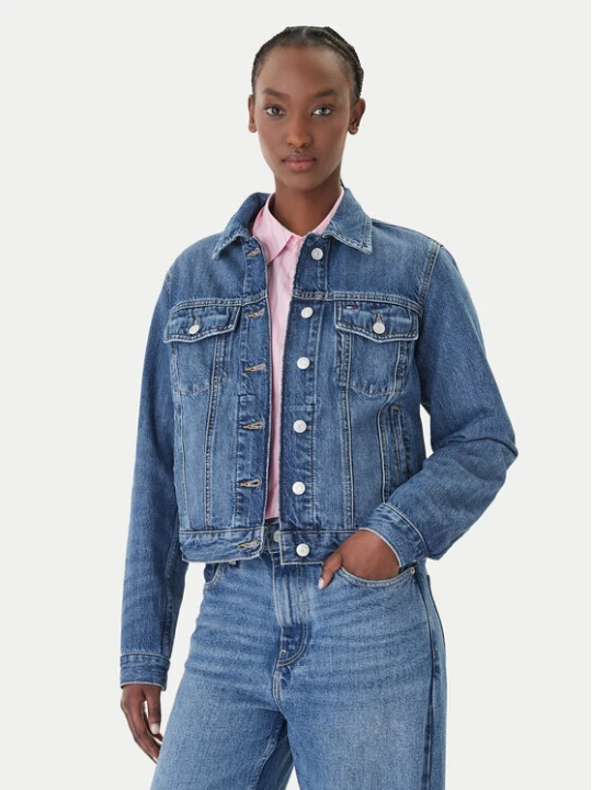 Zdjęcie produktu Tommy Jeans Kurtka jeansowa Classic DW0DW22988 Niebieski Regular Fit