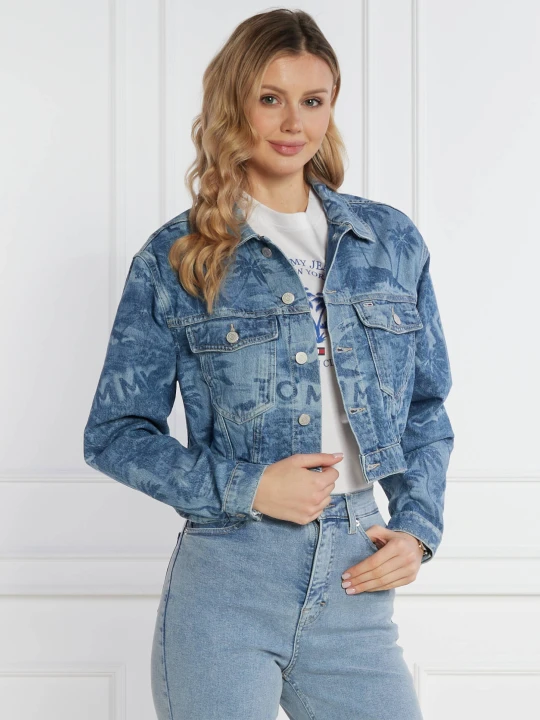 Zdjęcie produktu Tommy Jeans Kurtka jeansowa | Cropped Fit niebieski
