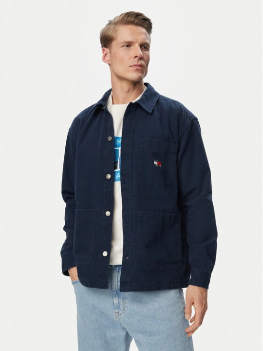 Zdjęcie produktu Tommy Jeans Kurtka jeansowa DM0DM20236 Granatowy Regular Fit